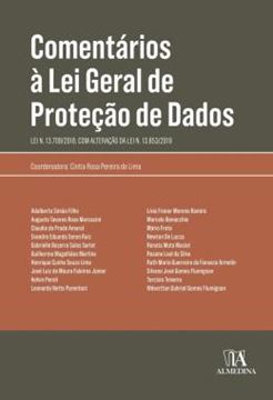 Imagem de COMENTARIOS A LEI GERAL DE PROTECAO DE DADOS - LEI N. 13.709/2018, COM ALTERACAO DA LEI N. 13.853/2019