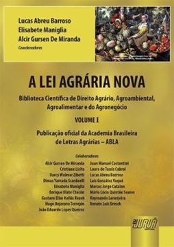Imagem de A LEI AGRARIA NOVA - PUBLICACAO OFICIAL DA ACADEMIA BRASILEIRA DE LETRAS AGRARIAS – ABLA
