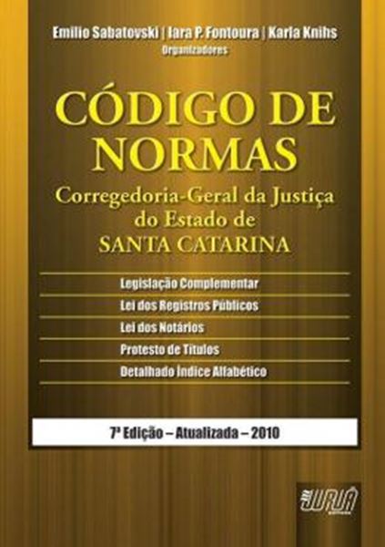 Picture of CODIGO DE NORMAS - CORREGEDORIA-GERAL DA JUSTICA DO ESTADO DE SANTA CATARINA