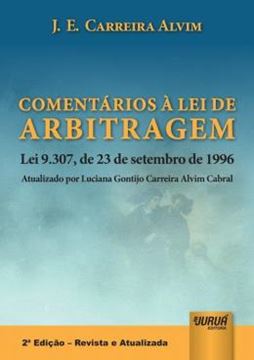 Imagem de COMENTARIOS A LEI DE ARBITRAGEM