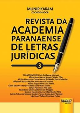 Imagem de REVISTA DA ACADEMIA PARANAENSE DE LETRAS JURIDICAS - N? 3