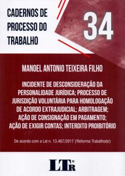Picture of CADERNOS DE PROCESSO DO TRABALHO Nº 34
