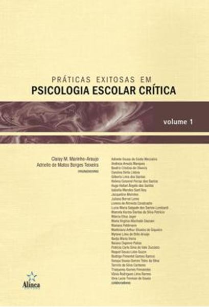 Picture of PRATICAS EXITOSAS EM PSICOLOGIA ESCOLAR CRITICA - VOLUME 1