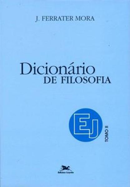 Picture of DICIONARIO DE FILOSOFIA - TOMO 2: E-J