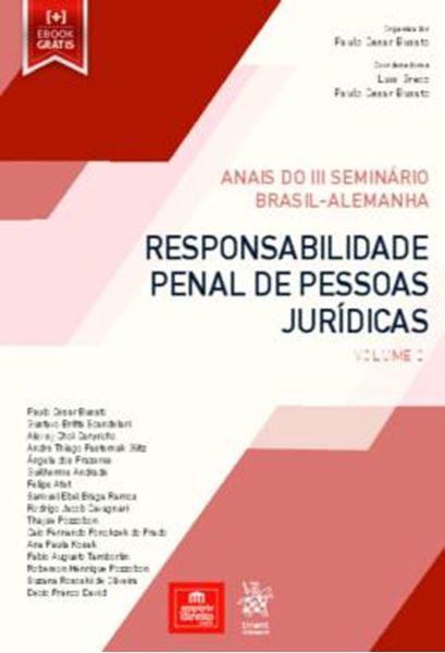 Picture of RESPONSABILIDADE PENAL DE PESSOAS JURIDICAS - VOLUME 2