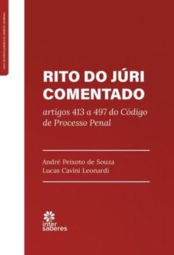 Imagem de RITO DO JURI COMENTADO