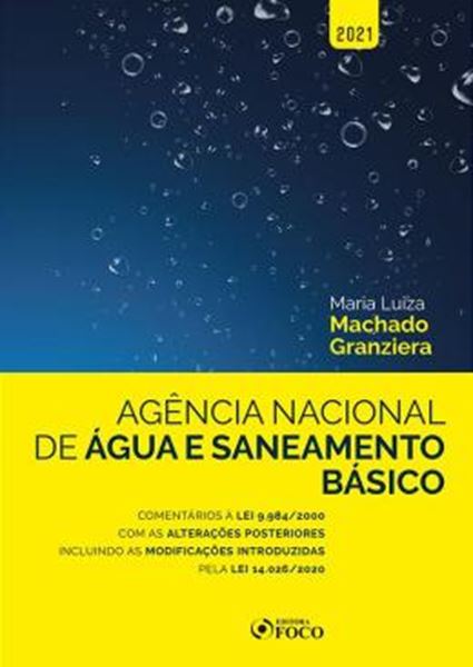 Picture of AGENCIA NACIONAL DE AGUA E SANEAMENTO BASICO - COMENTARIOS A LEI 9.984/2000 - 1  ED