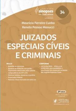 Imagem de SINOPSES PARA CONCURSOS - JUIZADOS ESPECIAIS CIVEIS E CRIMINAIS - VOLUME 34