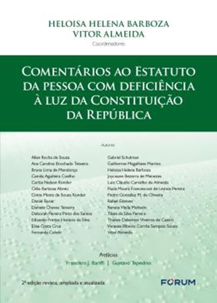 Picture of COMENTARIOS AO ESTATUTO DA PESSOA COM DEFICIENCIA A LUZ DA CONSTITUICAO DA REPUBLICA
