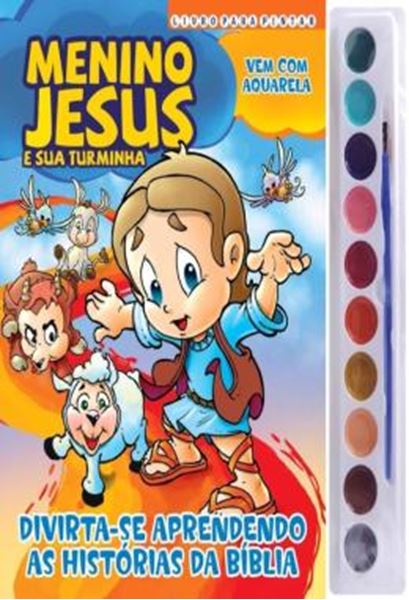 Picture of MENINO JESUS VOL. 1 - LIVRO PARA PINTAR COM AQUARELA