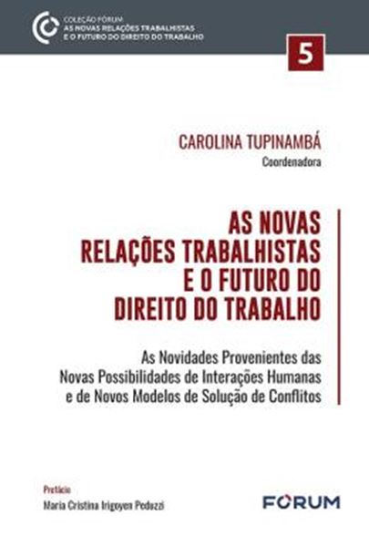 Picture of AS NOVAS RELACOES TRABALHISTAS E O FUTURO DO DIREITO DO TRABALHO