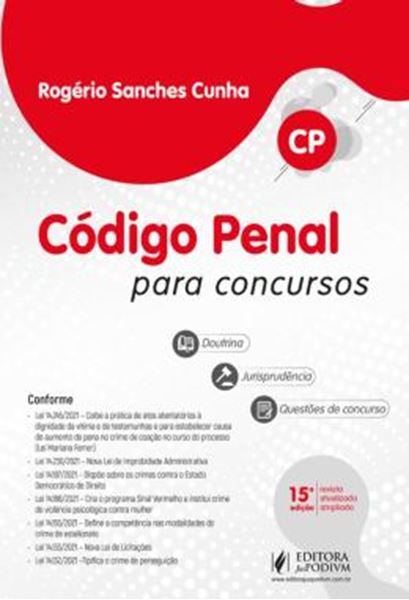 Picture of CODIGO PENAL PARA CONCURSOS (CP) - 15ª ED