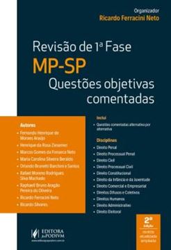 Imagem de REVISÃO 1ª FASE MP-SP - QUESTÕES OBJETIVAS COMENTADAS