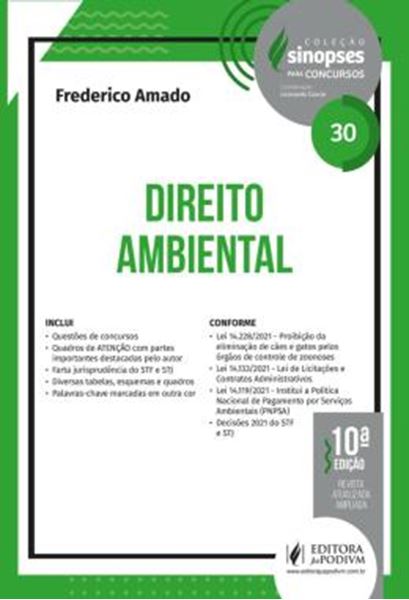 Picture of SINOPSES PARA CONCURSOS - DIREITO AMBIENTAL - VOLUME 30