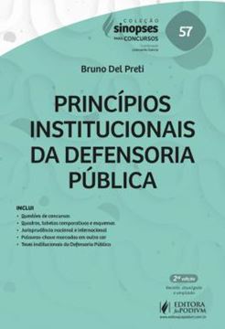 Imagem de SINOPSES PARA CONCURSOS - PRINCIPIOS INSTITUCIONAIS DA DEFENSORIA PUBLICA