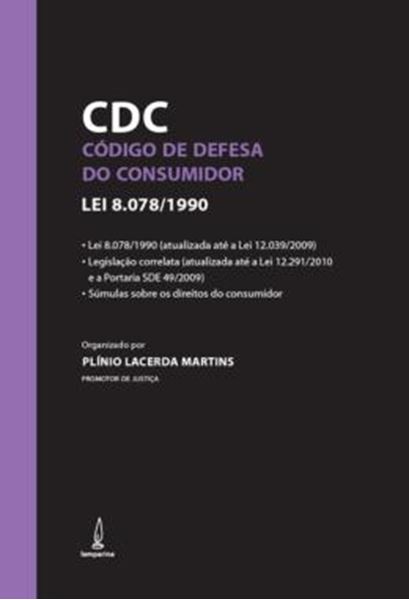 Picture of CDC - CODIGO DE DEFESA DO CONSUMIDOR - LEI 8.078/1990 - 10ª ED