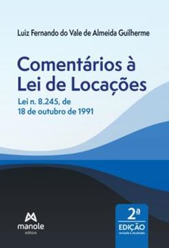 Imagem de COMENTARIOS A LEI DE LOCACOES - LEI N. 8.245, DE 18 DE OUTUBRO DE 1991 - 2ª ED