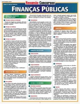 Imagem de RESUMAO PARA CONCURSOS - FINANCAS PUBLICAS