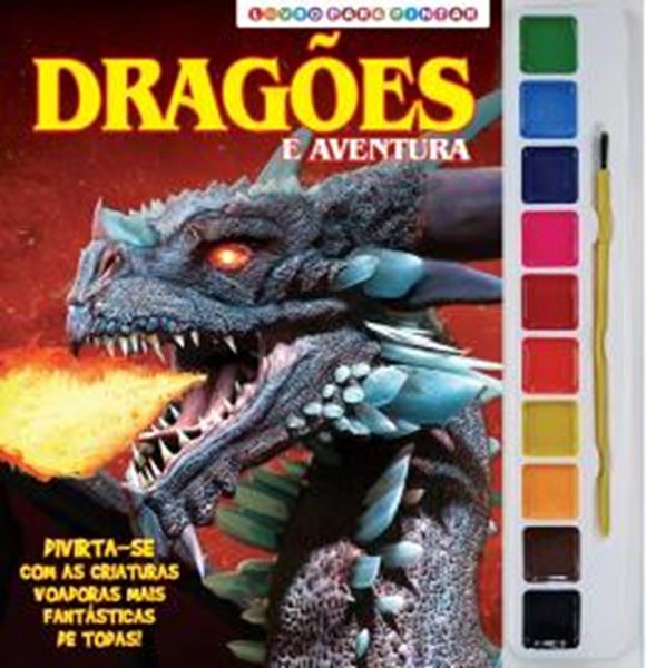 Picture of DRAGOES VOL. 2 - LIVRO PARA PINTAR COM AQUARELA