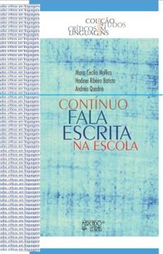 Imagem de CONTINUO FALA ESCRITA NA ESCOLA