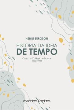 Imagem de HISTORIA DA IDEIA DE TEMPO - VOLUME 1