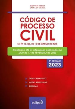 Imagem de CODIGO DE PROCESSO CIVIL 2023 - MINI - 8ª ED
