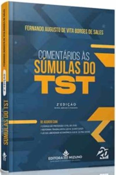 Picture of COMENTARIOS AS SUMULAS DO TST 2 ED