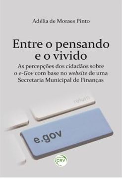Imagem de ENTRE O PENSANDO E O VIVIDO - AS PERCEPCOES DOS CIDADAOS SOBRE O E-GOV COM BASE NO WEBSITE DE UMA SECRETARIA MUNICIPAL DE FINANCAS