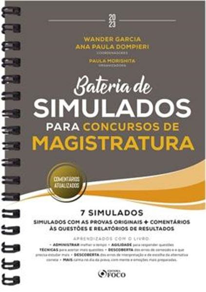 Picture of BATERIA DE SIMULADOS PARA CONCURSOS DE MAGISTRATURA - 1ª ED
