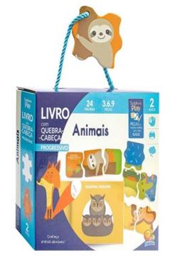 Imagem de TODOLIVRO PLAY - LIVRO COM QUEBRA-CABECA - ANIMAIS