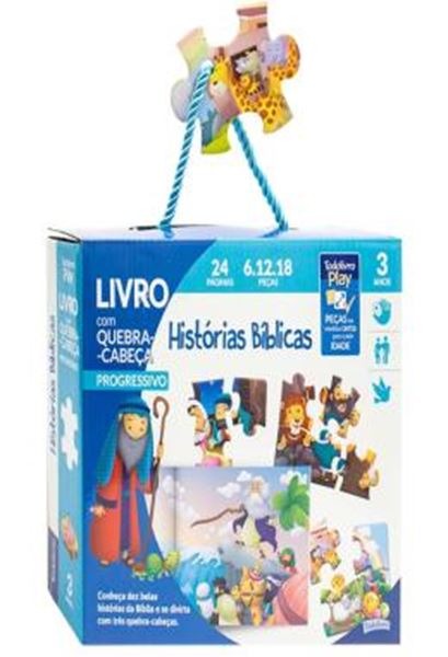 Picture of TODOLIVRO PLAY - LIVRO COM QUEBRA-CABECA - HISTORIAS BIBLICAS