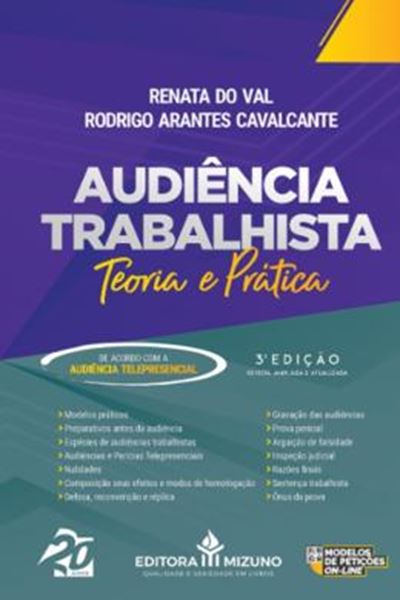Picture of AUDIENCIA TRABALHISTA: TEORIA E PRÁTICA - 3ª ED