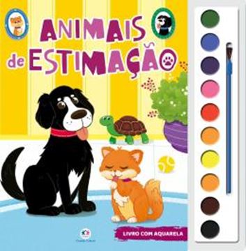 Imagem de COL. LIVRO COM AQUARELA - ANIMAIS DE ESTIMACAO