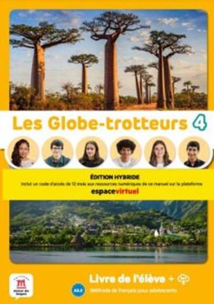 Picture of LES GLOBE-TROTTEURS 4 - ED.HYBRIDE LIVRE DE LELEVE