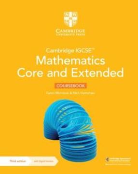 Imagem de CAMBRIDGE IGCSE MATHEMATICS CORE AND EXTENDED COURSEBOOK WITH DIGITAL VERSION (2 YEARS ACCESS) - 3RD ED