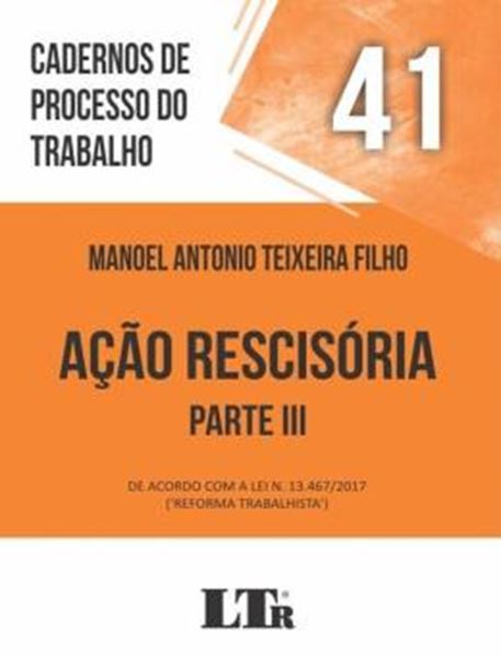 Picture of CADERNOS DE PROCESSO DO TRABALHO Nº 41