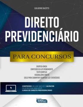 Imagem de DIREITO PREVIDENCIARIO PARA CONCURSOS