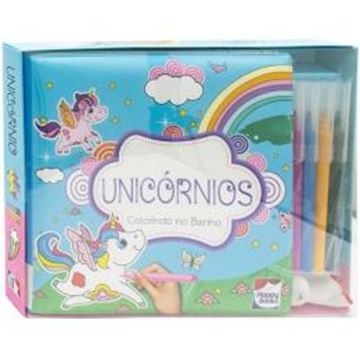 Imagem de COLORINDO NO BANHO - UNICORNIO