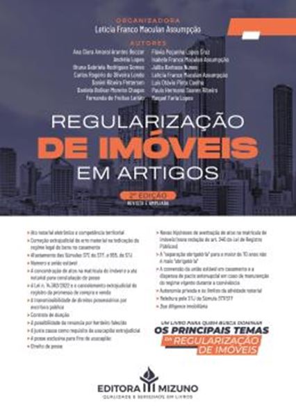 Picture of REGULARIZACAO DE IMOVEIS EM ARTIGOS - 2ª ED.