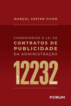 Imagem de COMENTARIOS A LEI DE CONTRATOS DE PUBLICIDADE DA ADMINISTRACAO