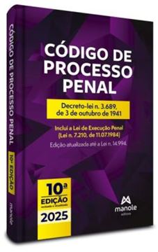 Imagem de CODIGO DE PROCESSO PENAL - 10ª ED