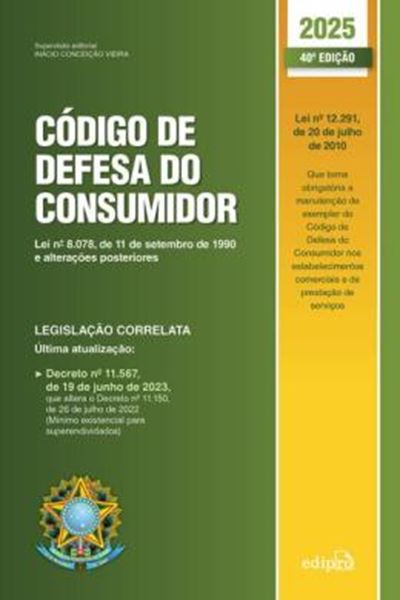 Picture of CODIGO DE DEFESA DO CONSUMIDOR 2025 - 40ª ED ATUALIZADA