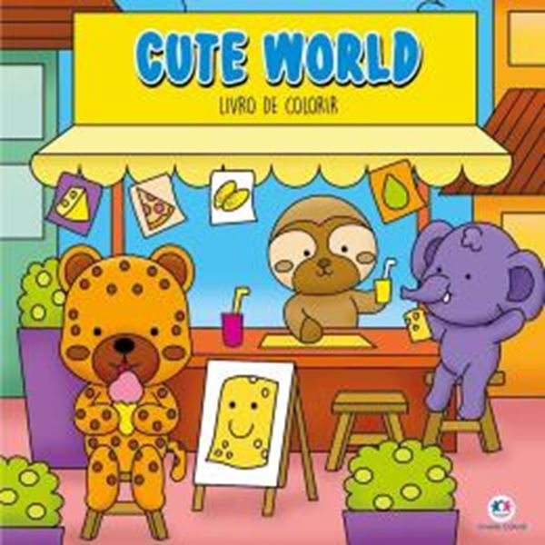 Picture of COMFY & COZY BOOKS - CUTE WORLD - LIVRO DE COLORIR