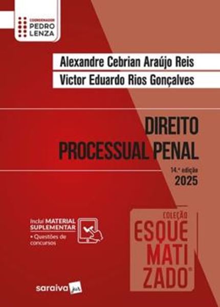 Picture of COLECAO ESQUEMATIZADO - DIREITO PROCESSUAL PENAL - 14ª ED