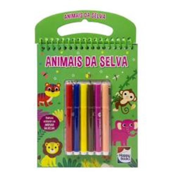 Picture of COLORINDO POR NUMEROS - ANIMAIS DA SELVA