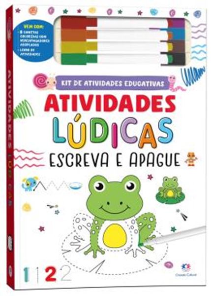Picture of COLECAO KIT DE ATIVIDADES EDUCATIVAS - ATIVIDADES LUDICAS - ESCREVA E APAGUE