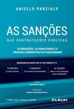 Imagem de AS SANCOES NAS CONTRATACOES PUBLICAS. AS INFRACOES, AS PENALIDADES E O PROCESSO ADMINISTRATIVO SANCIONADOR