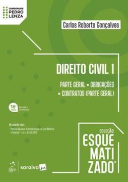 Imagem de COLECAO ESQUEMATIZADO - DIREITO CIVIL - VOL. 01 - 16ª ED 2026