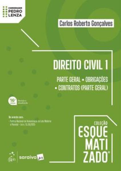 Picture of COLECAO ESQUEMATIZADO - DIREITO CIVIL - VOL. 01 - 16ª ED 2026