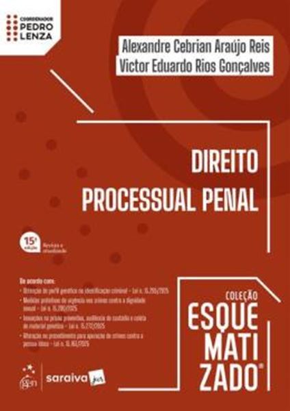 Picture of COLECAO ESQUEMATIZADO - DIREITO PROCESSUAL PENAL - 15ª ED. 2026